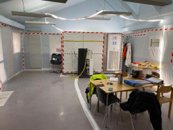 Nettoyage de surfaces amiantées  